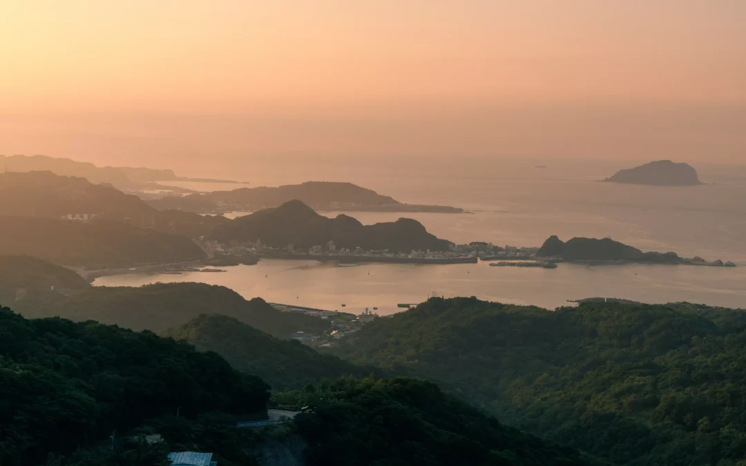 Sunset over the Northeast Coast, Taiwan