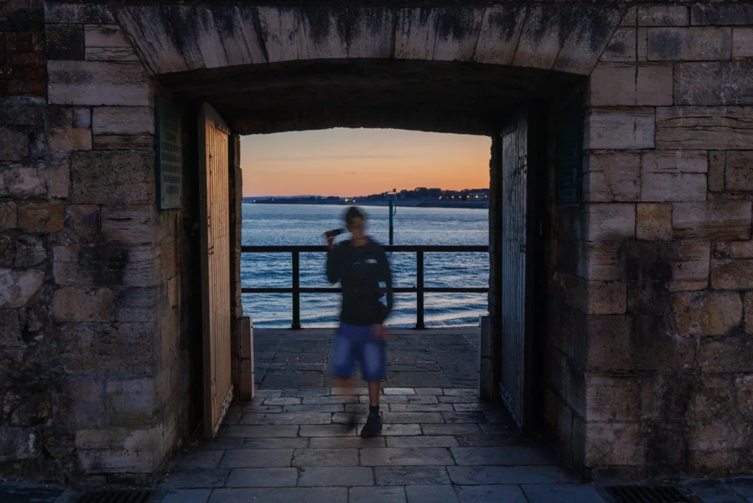 Old Portsmouth Hot Walls Gateway Motion Blur, Southsea and Old Portsmouth, Hampshire
