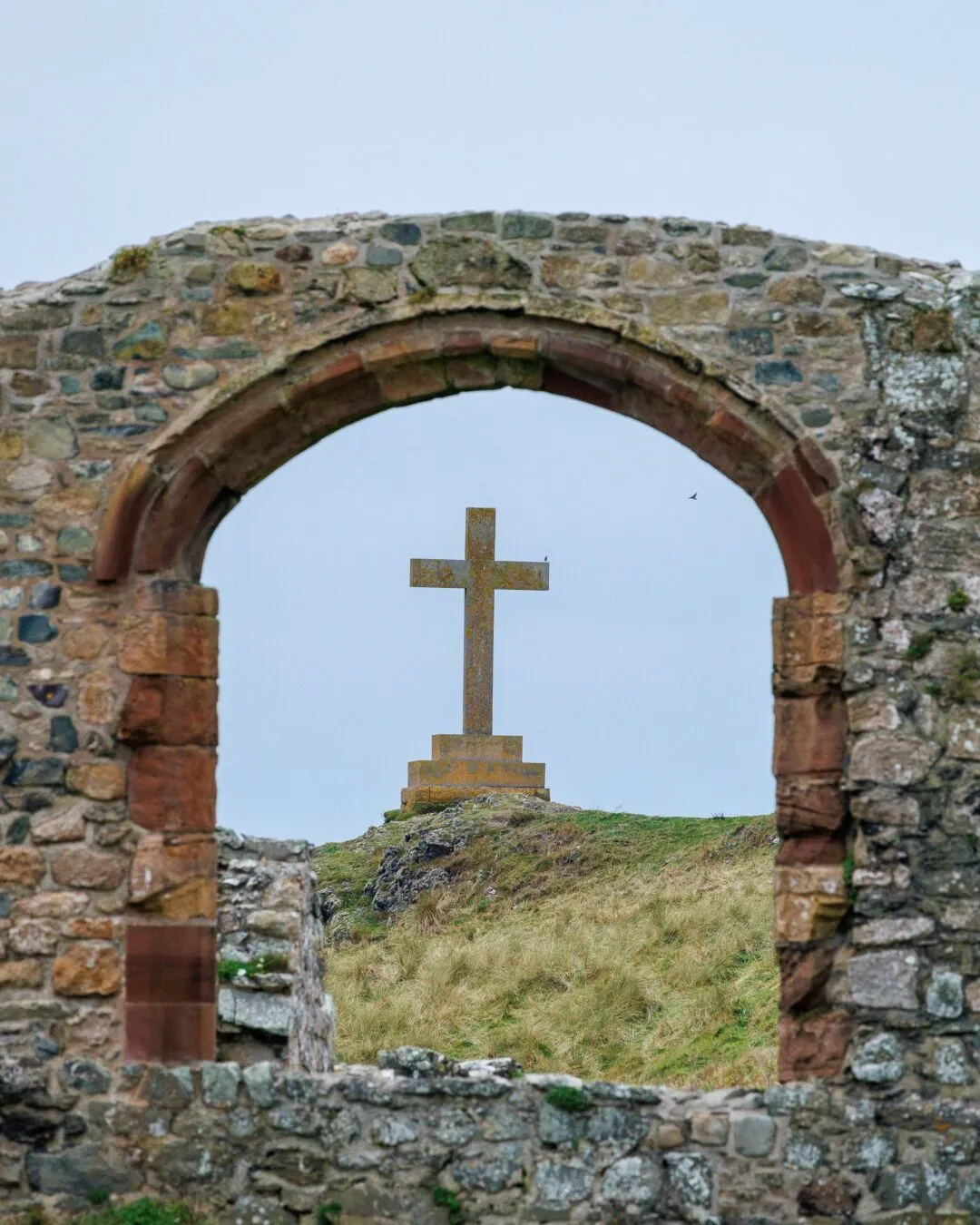 Anglesey llanddwyn cross through arch
