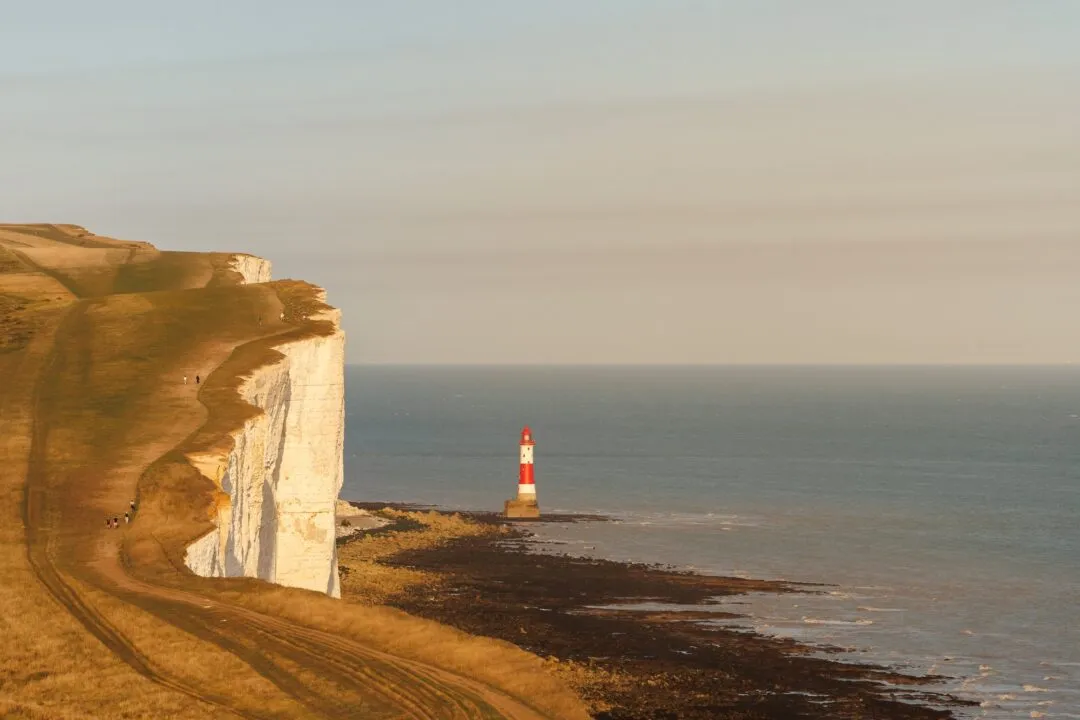 Belle tout lighthouse golden hour