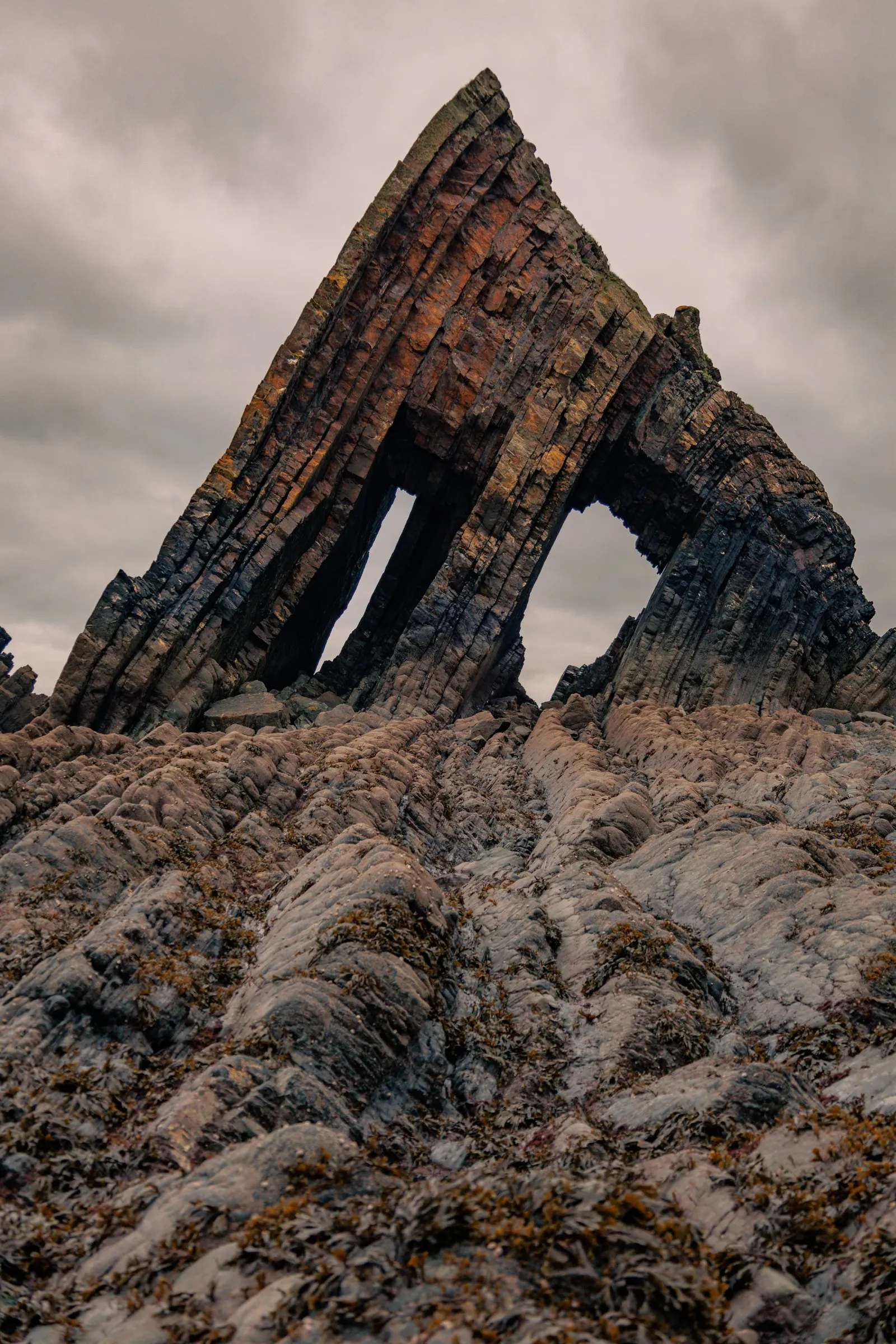 Blackchurch Rock Arch Dramatic Blackchurch rock arch dramatic