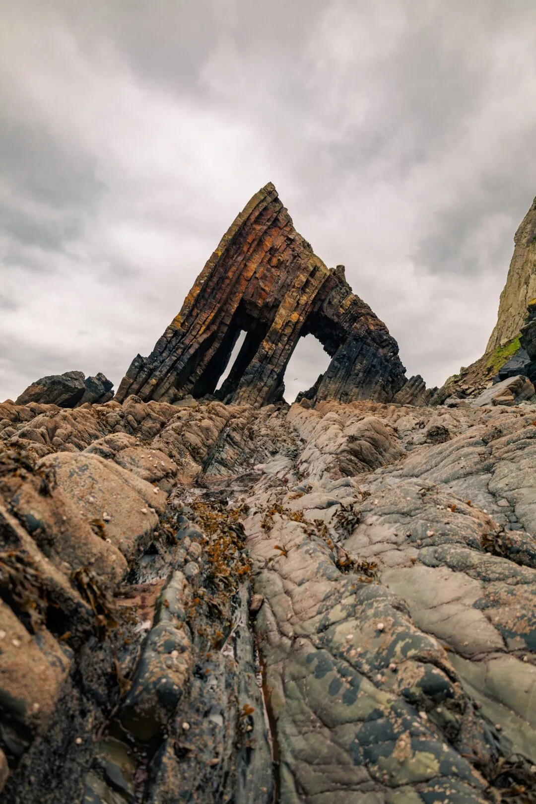 Blackchurch rock texture detail