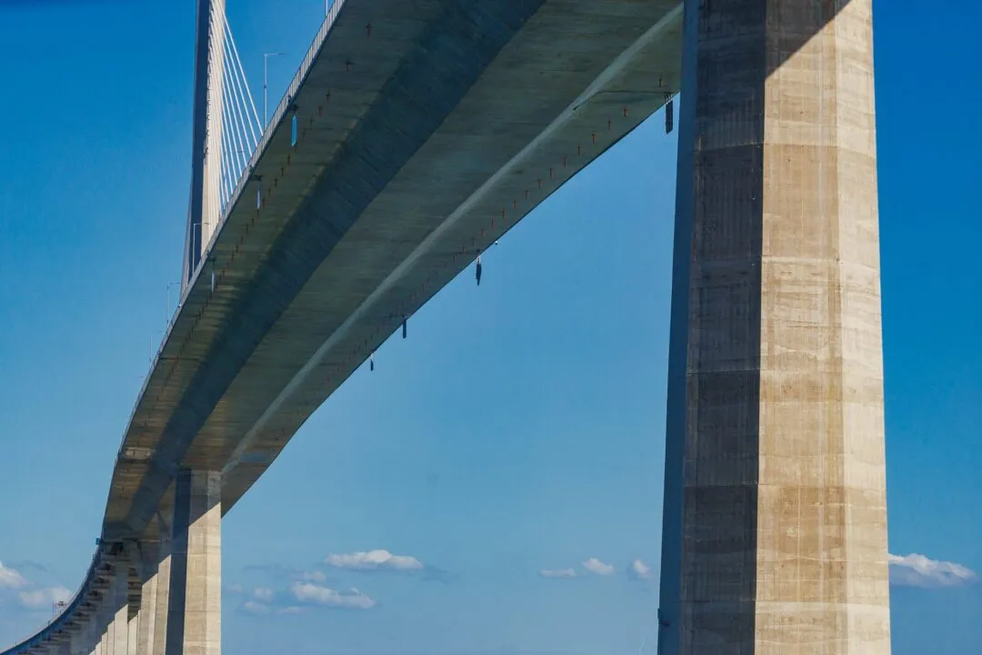Cable stayed bridge graphic sky cebu