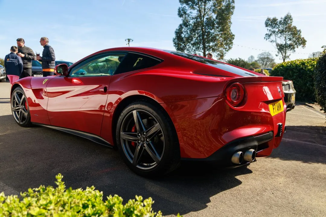Ferrari F12 rear three quarter, Caffeine and Machine