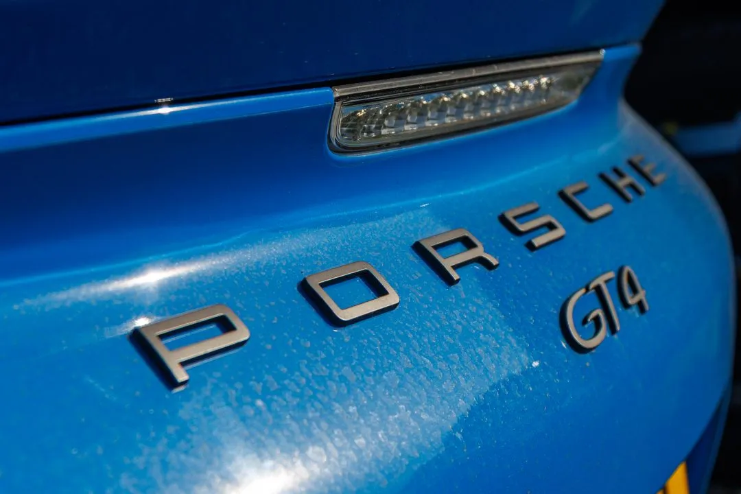 Porsche GT4 rear badge light, Caffeine and Machine