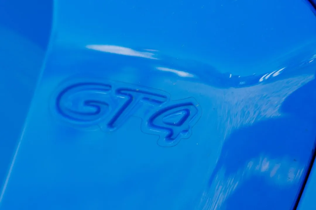 Porsche GT4 side badge, Caffeine and Machine