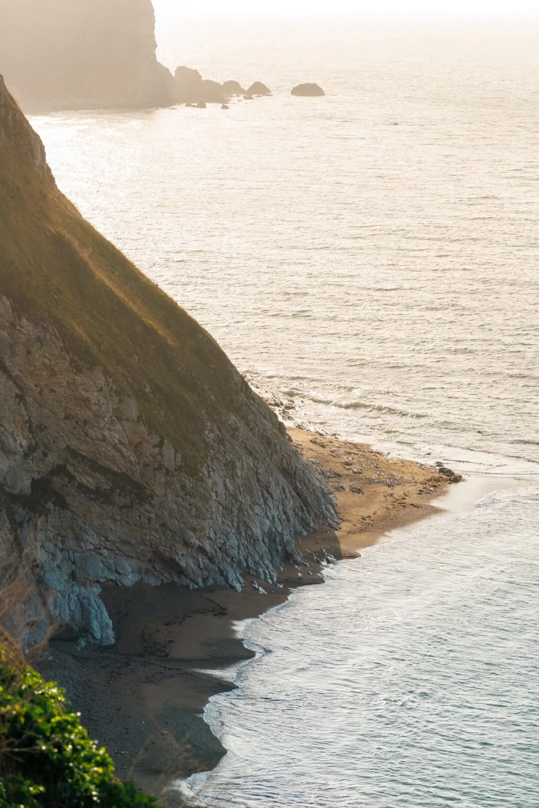 Durdle door aerial coastline
