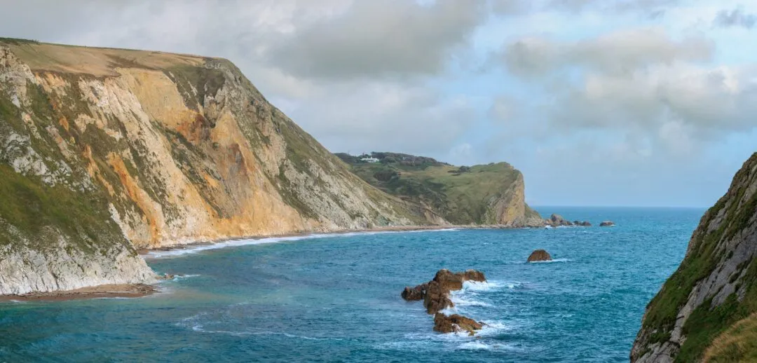 Durdle door cove panorama