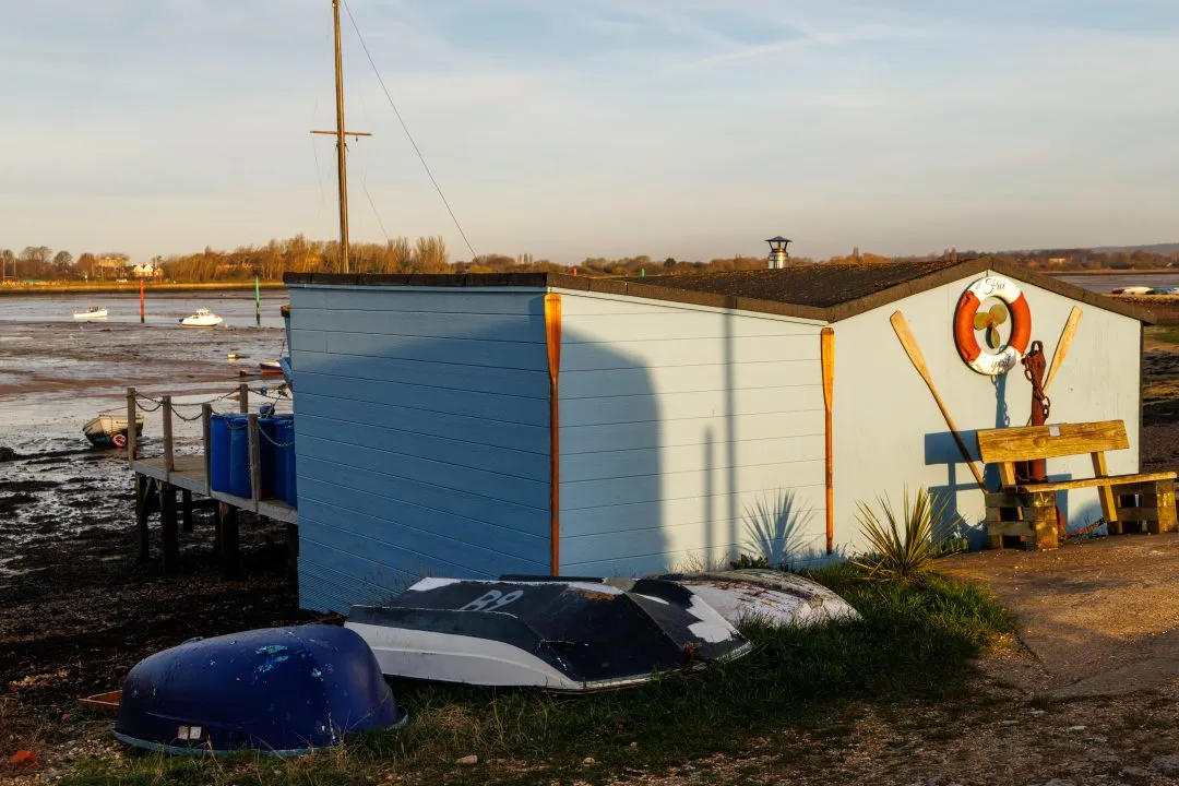 Boathouse oars lifering dinghies, Eastney