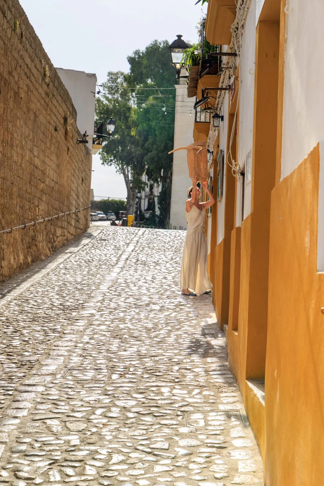 Ibiza Eivissa hillside view, Ibiza Old Town