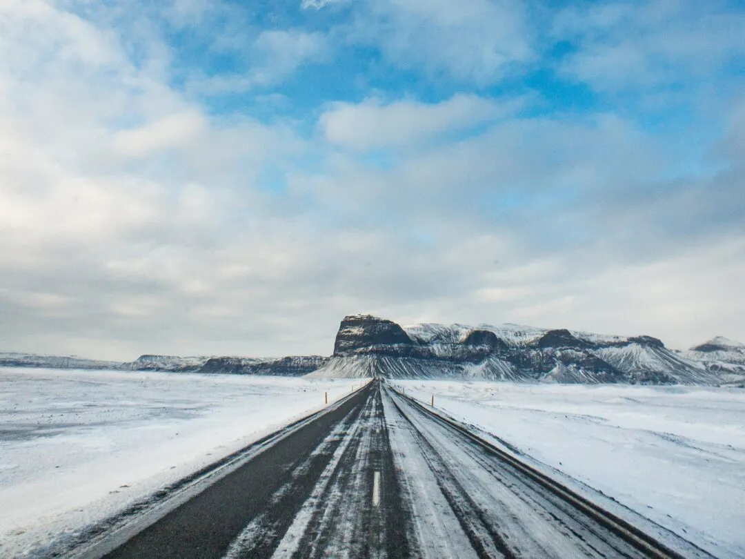 Iceland mountain road trip