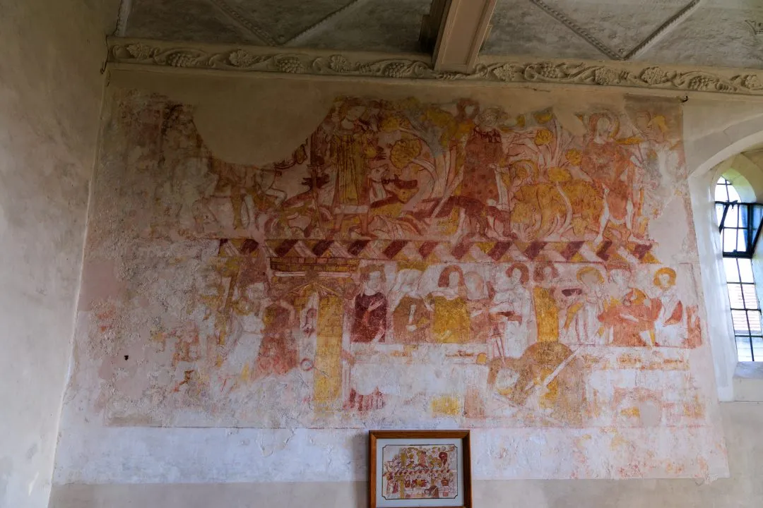 Chapel medieval wall painting, Idsworth
