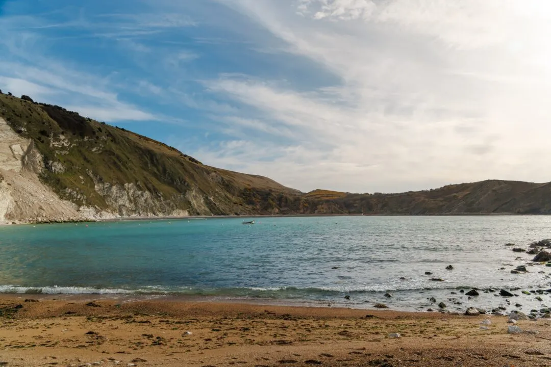 Lulworth cove bay view