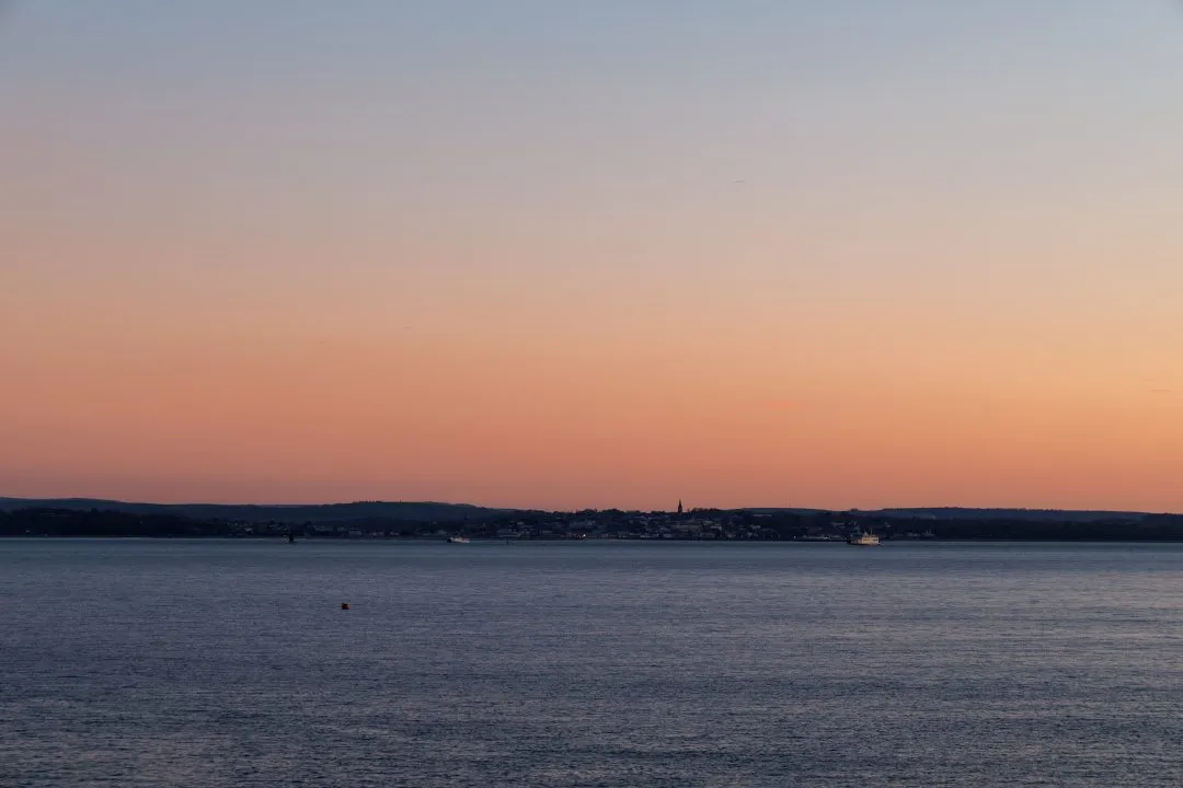Old Portsmouth Calm Dusk Seascape Isle of Wight, Southsea and Old Portsmouth, Hampshire