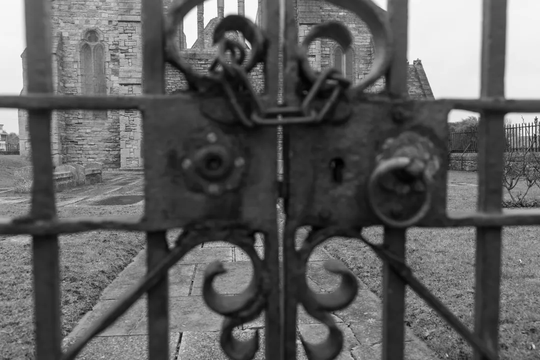 Old Portsmouth Locked Gate Graveyard Mono, Southsea and Old Portsmouth, Hampshire