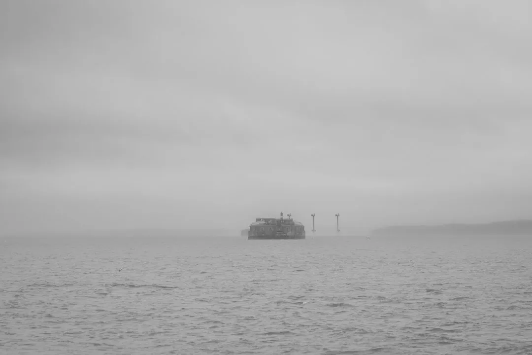 Old Portsmouth Spitbank Fort Fog Mono, Southsea and Old Portsmouth, Hampshire