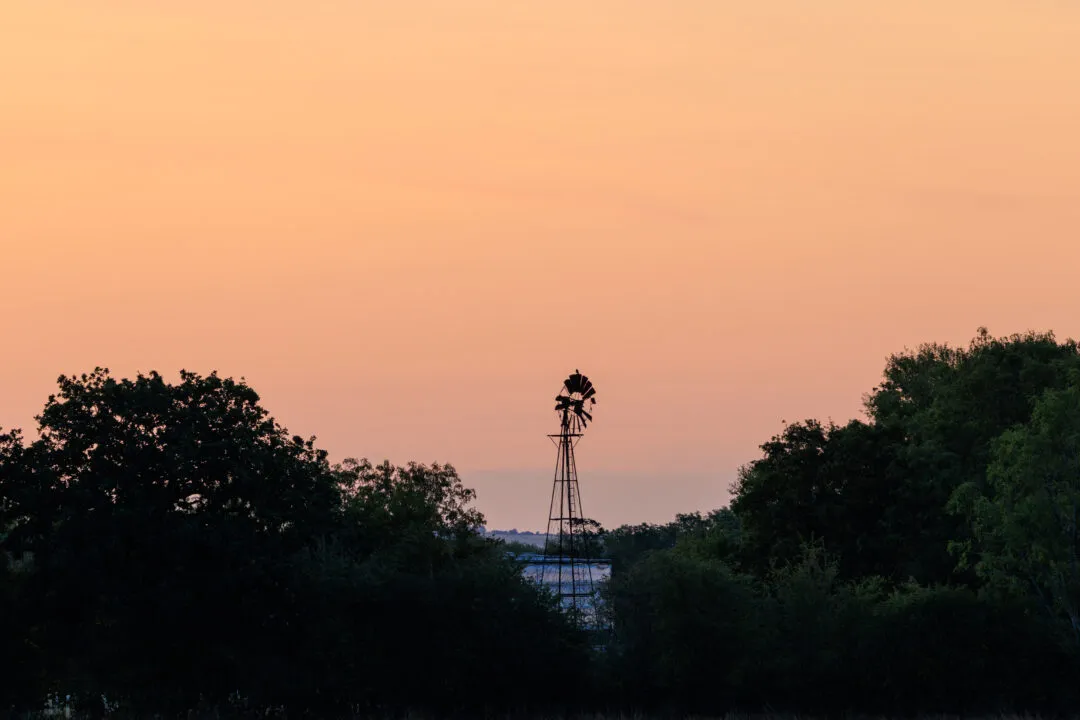 Windmill silhouette sunset, Oxford, Oxfordshire