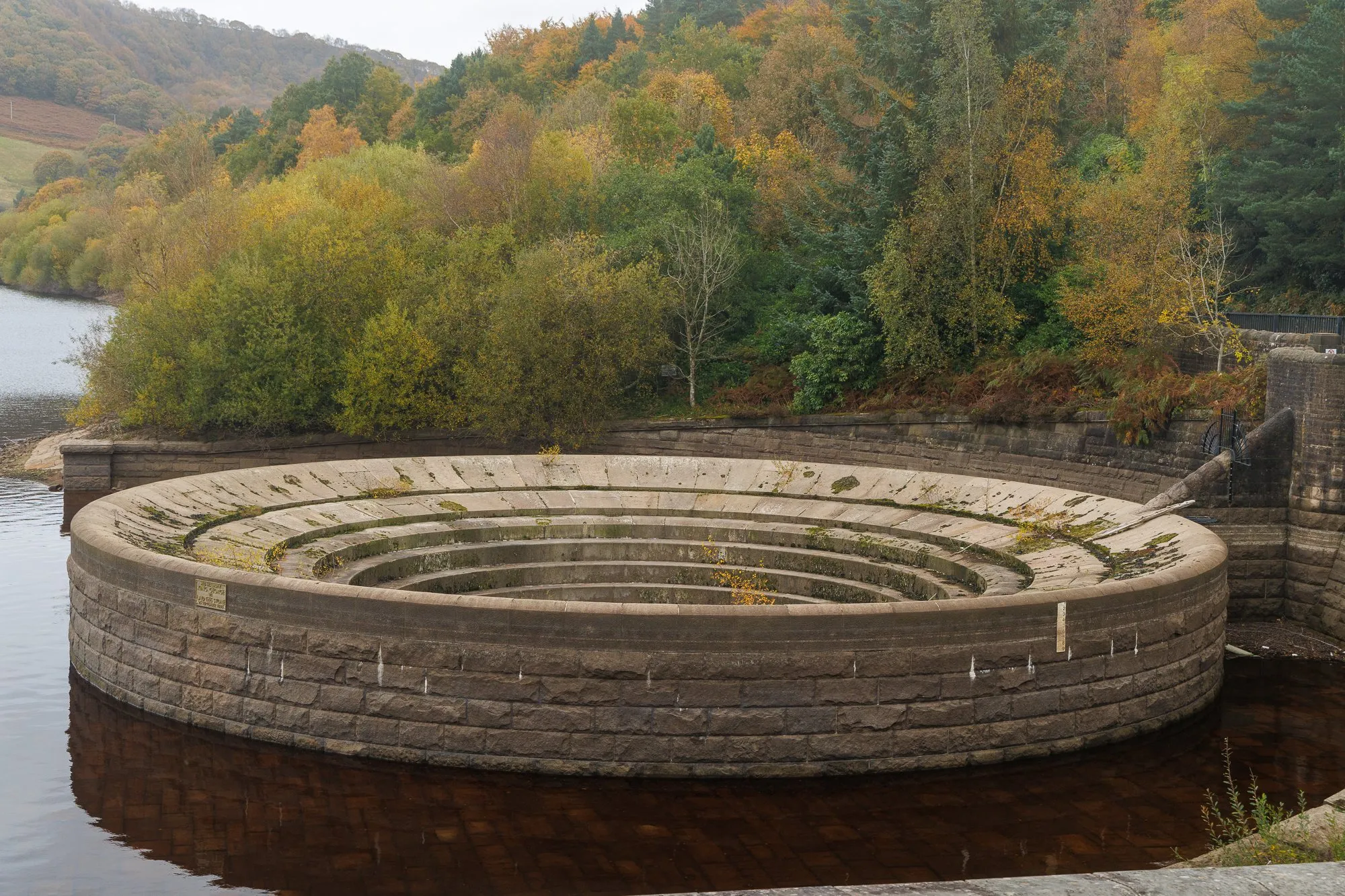 Peak District Ladybower Plughole Spillway Peak district ladybower plughole spillway