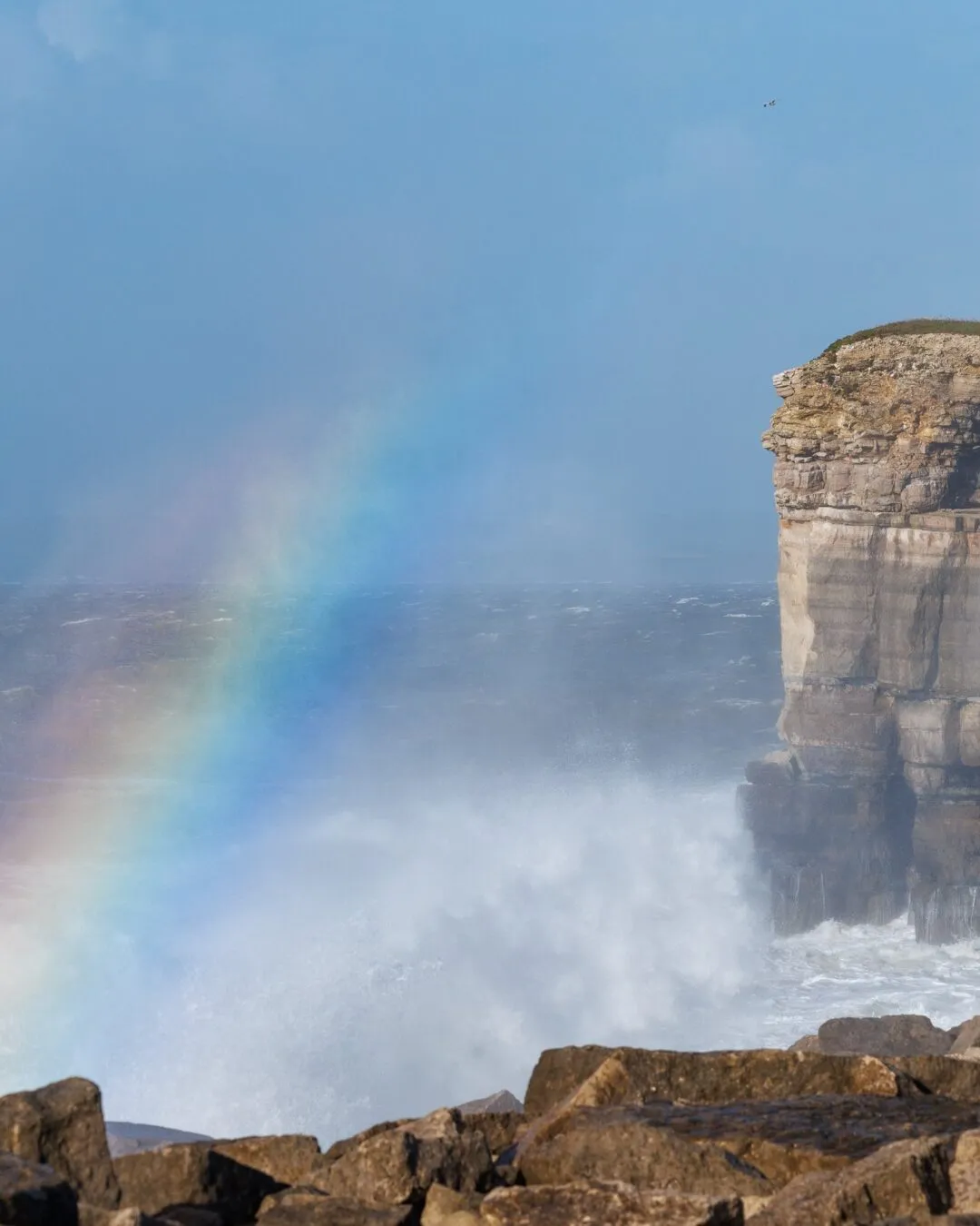 Portland bill rainbow cliffs