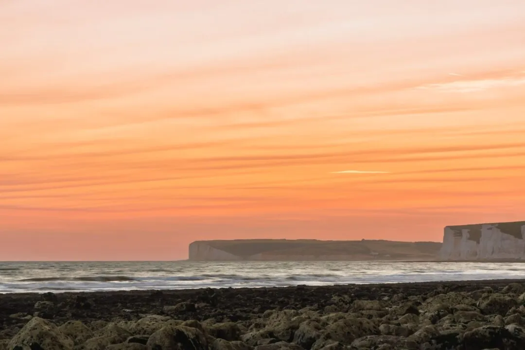Seven sisters pastel sunset
