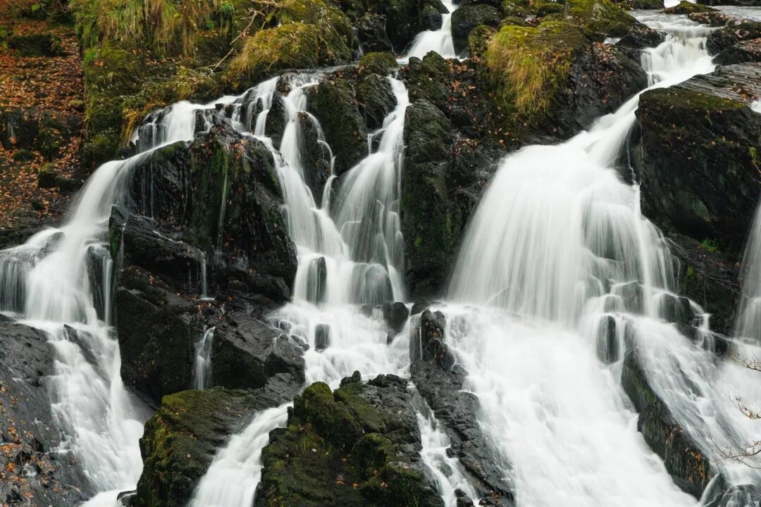 Snowdonia swallow falls detail texture