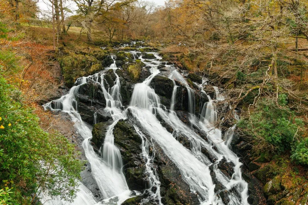 Snowdonia swallow falls wide cascade
