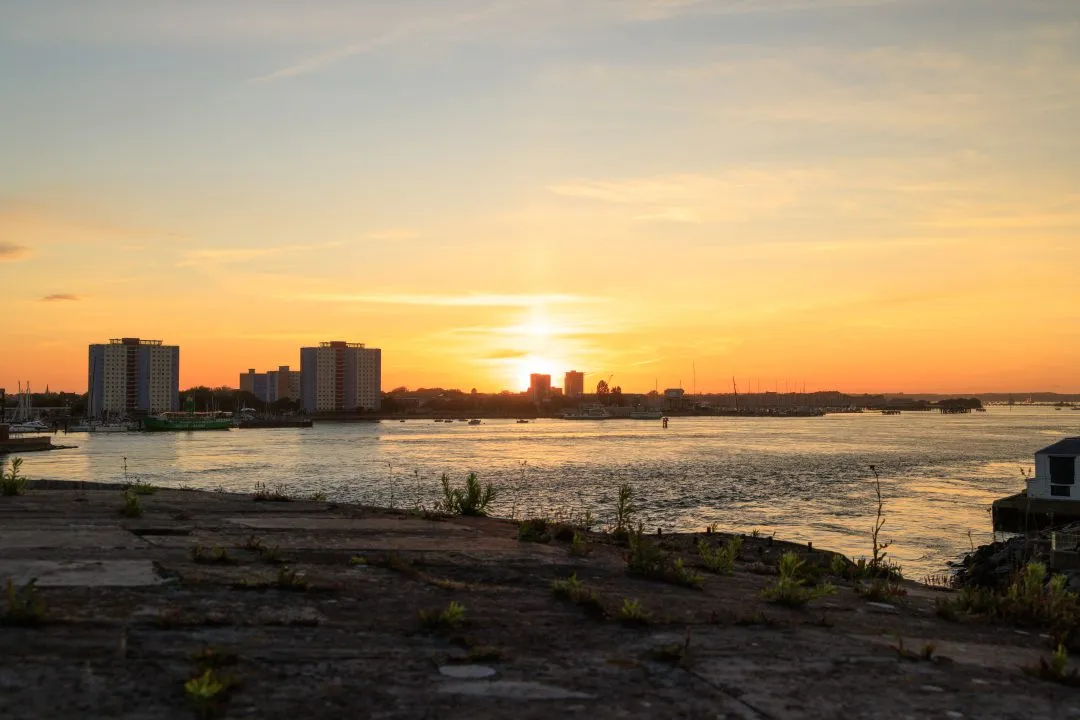 Southsea Gosport Marina Sunset, Southsea and Old Portsmouth, Hampshire