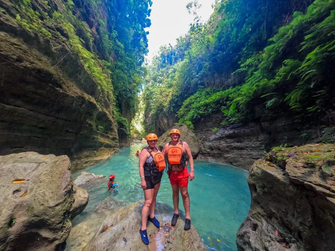 Standing portrait rock formation cebu